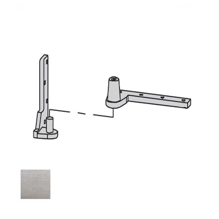 Dorma 3/4 Offset Hung Side Jamb Bottom Pivot, 626 Satin Chrome, Right Hand 75320-626-RH